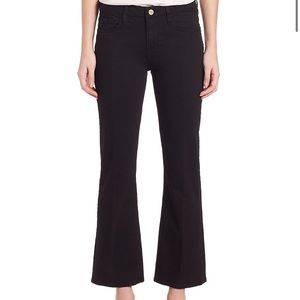 Frame Le Crop Mini Boot Cut Jean - Size 27 Noir